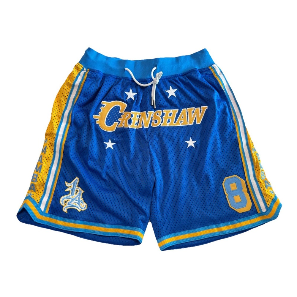 Headgear Classics Mens Kobe Bryant Crenshaw Logo Basketball Shorts‎ Mamba NWT! S